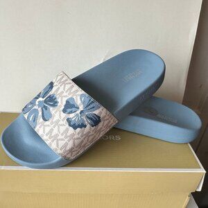NIB MICHAEL KORS GILMORE SLIDES SIZE 7, 8 & 11